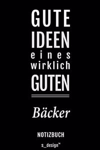 Notizbuch für Bäcker
