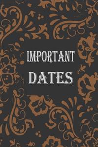 Important Dates