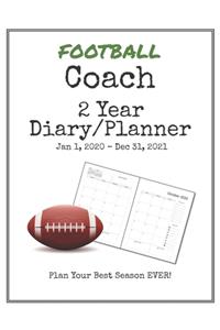 Football Coach 2020-2021 Diary Planner