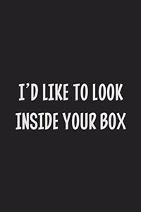 I'd Like To Look Inside Your Box