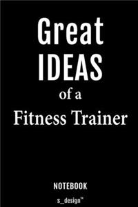 Notebook for Fitness Trainers / Fitness Trainer