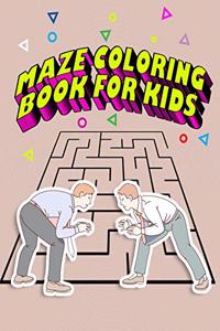 MAZE COLORING Book For Kids