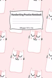 Handwriting Practice Paper Workbook