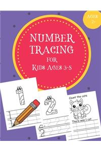 Number Tracing for Kids Ages 3-5