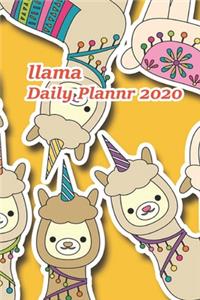 llama Daily Planner 2020