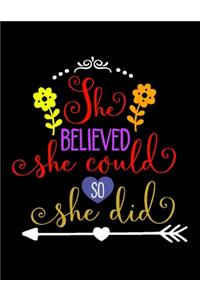 She Believed She Could So She Did