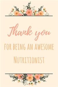 Thank You For Being An Awesome Nutritionist