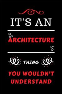 It's An Architecture Thing You Wouldn't Understand