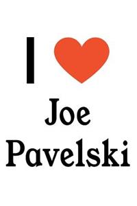 I Love Joe Pavelski: Joe Pavelski Designer Notebook