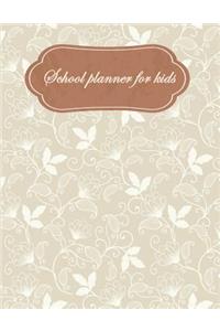 School planner for kids