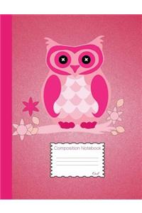 Owl Composition Notebook