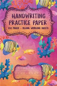 Handwriting Practice Paper