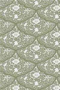 2019 Weekly Planner Dusty Green Vintage Asian Design 134 Pages