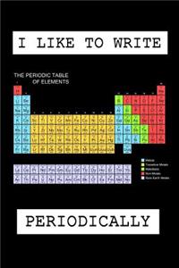 I Like to Write Periodically