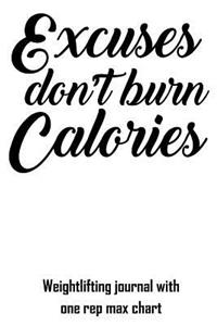 Excuses Don't Burn Calories