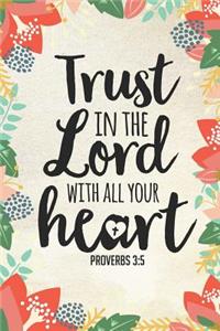 Trust in the Lord with All Your Heart