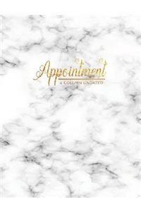 Appointment 4 Column Undated