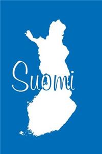 Suomi - Cobalt Blue Lined Notebook with Margins (Finland)