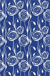 Journal Notebook Scribbly Flowers Pattern 3