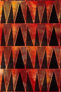 Bullet Journal Notebook Abstract Triangles Pattern 5