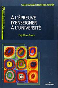 l'Épreuve d'Enseigner À l'Université