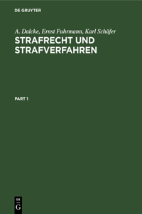 Strafrecht Und Strafverfahren