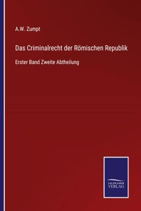 Criminalrecht der Römischen Republik
