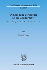 Die Bindung Der Burger an Die Grundrechte