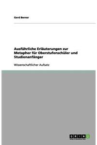 Ausführliche Erläuterungen zur Metapher für Oberstufenschüler und Studienanfänger