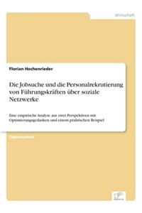 Jobsuche und die Personalrekrutierung von Führungskräften über soziale Netzwerke