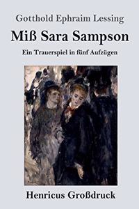 Miß Sara Sampson (Großdruck)