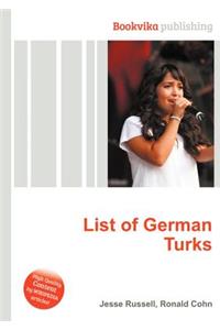 List of German Turks