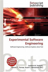 Experimental Software Engineering
