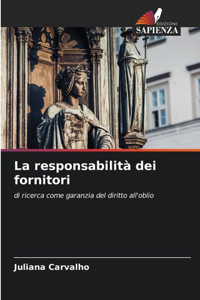 responsabilità dei fornitori