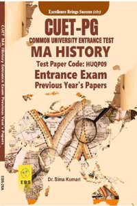 CUET PG MA History (Test Paper Code-HUQP09) Entrance Exam Previous Year's Papers(English Medium),February,2024 Edition