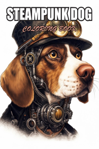Steampunk Dog Coloring Book