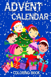 Advent Calendar Coloring Book