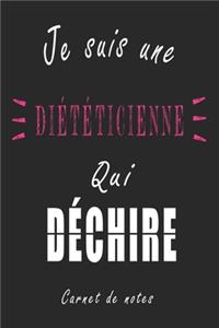 Je Suis une Diététicienne qui Déchire Carnet de notes