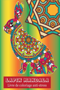 Lapin mandala Livre de coloriage anti-stress