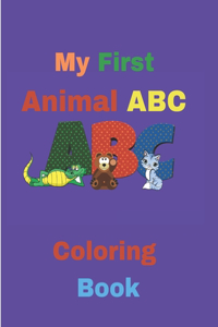 My First Animal ABC Coloring Book