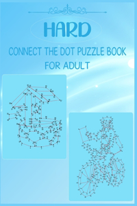 Hard Connect The Dot Puzzle Book For Adult