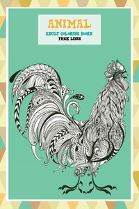 Adult Coloring Books Thick Lines - Animal