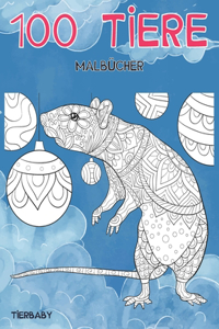 Malbücher - Tierbaby - 100 Tiere