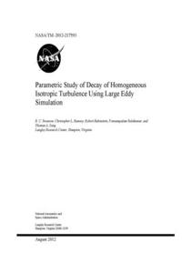 Parametric Study of Decay of Homogeneous Isotropic Turbulence Using Large Eddy Simulation