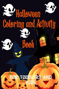 Halloween coloring and activity book