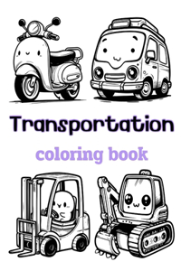 Transportation coloring book