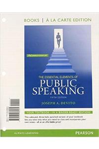 The Essential Elements of Public Speaking, Books a la Carte Plus Mycommunicationlab -- Access Card Package