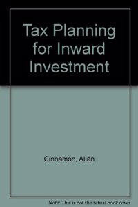 Tax Planning for Inward Investment
