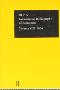 Intl Biblio Econom 1964 Vol 13