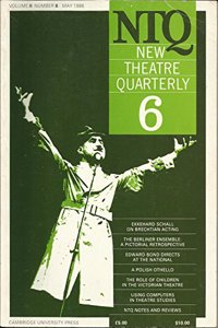 New Theatre Quarterly 6: Volume 2, Part 2